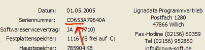 CD-Versionsnummer
